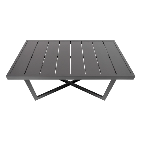 Zestaw Meble Ogrodowe Aluminiowe Sofa Dwa Fotele Stolik 201458